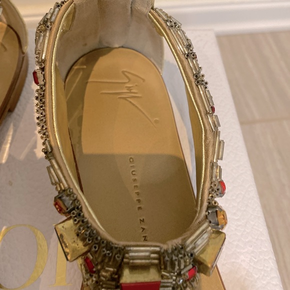 Giuseppe Jewelled Gladiator Sandals - Picture 4 of 5
